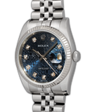 Datejust - Blue & Diamonds