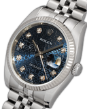 Datejust - Blue & Diamonds